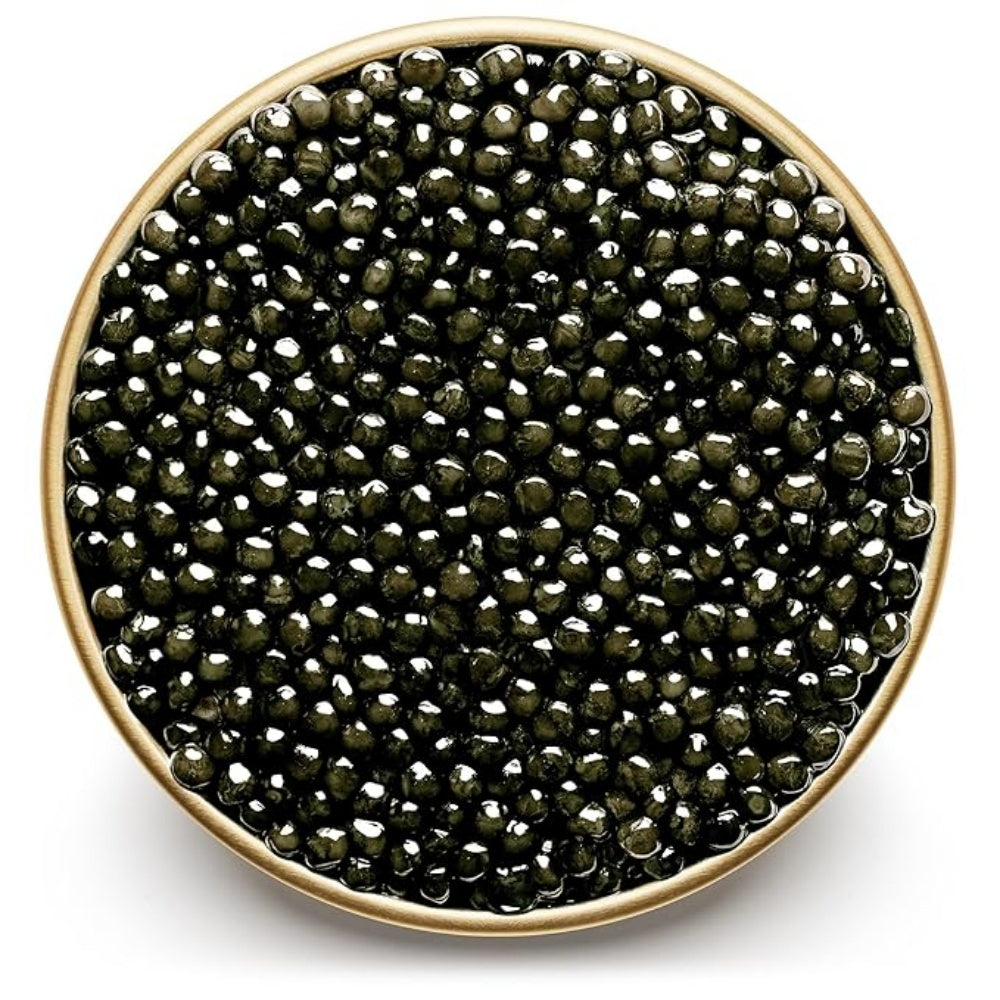 “Glossy Black Caviar – Pure Elegance in Every Pearl”